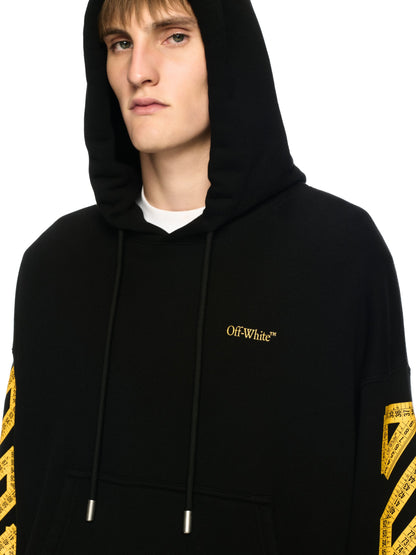 Off-White Tape Arrow Skate Hoodie Black