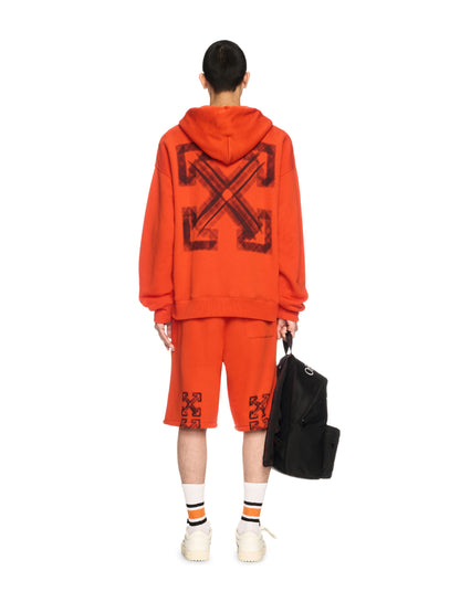 Off-White Vibe Arrow Skate Hoodie Orange