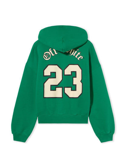Off-White Football Over Hoodie Green