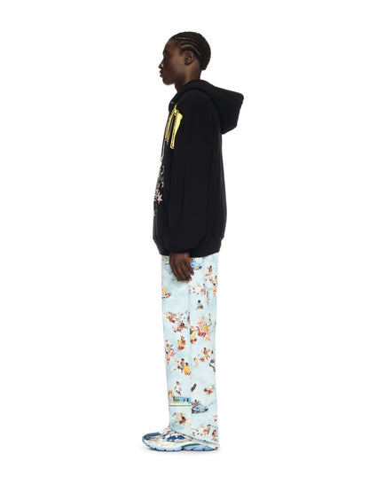 Off-White Fresco Star Over Hoodie Black