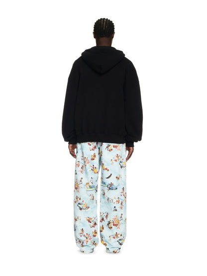 Off-White Fresco Star Over Hoodie Black