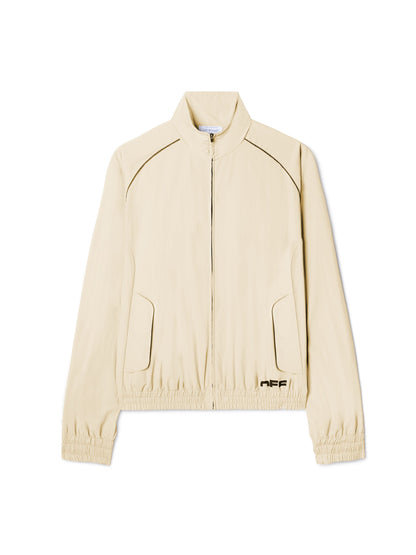 Off-White Gray Off Split Track Jacket Neutrals