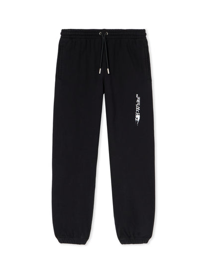 Off-White Ink Arrow Cuffed Sweatpants Black