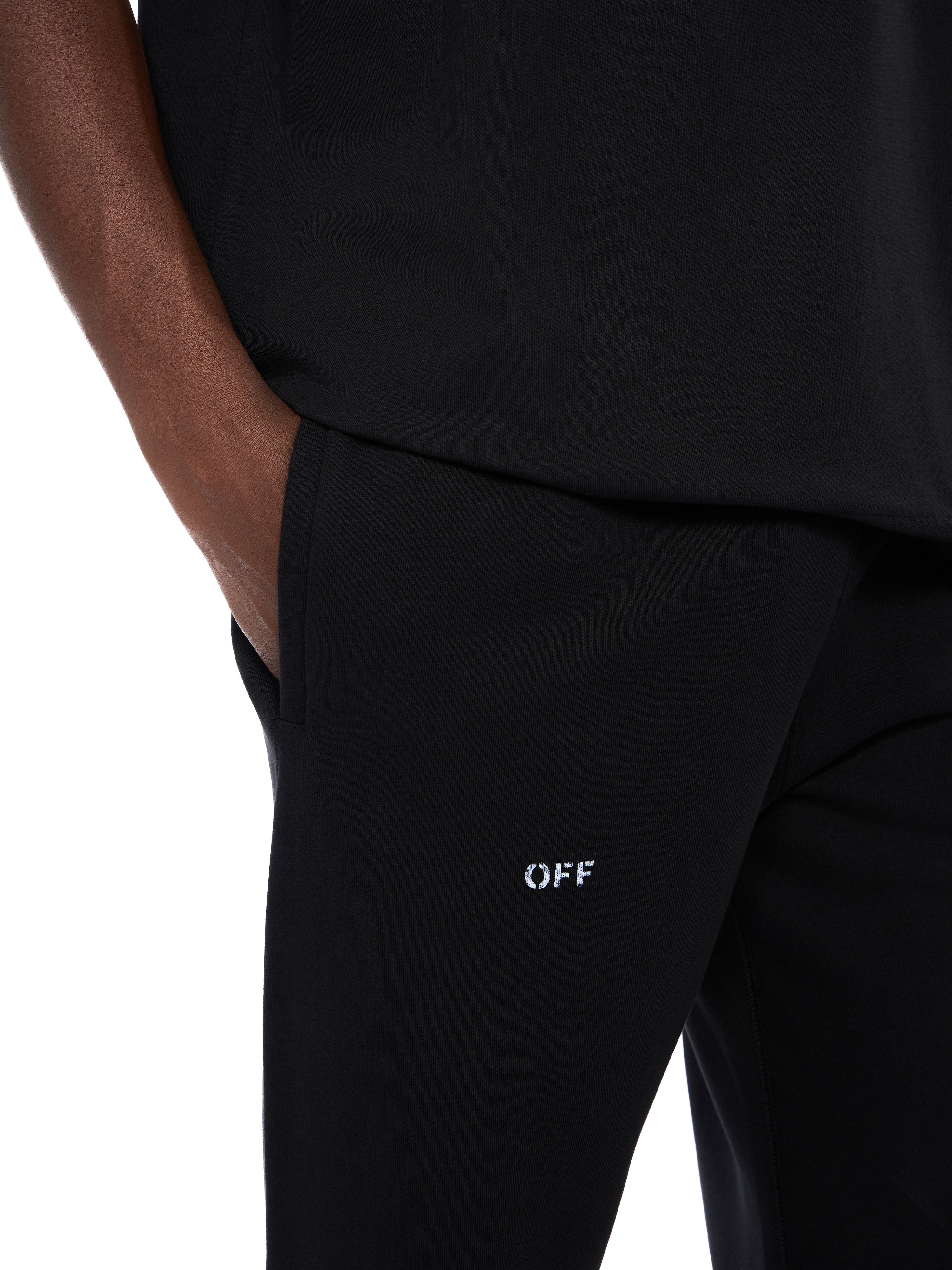 Off-White Stencil Arrow Sweatpants Black