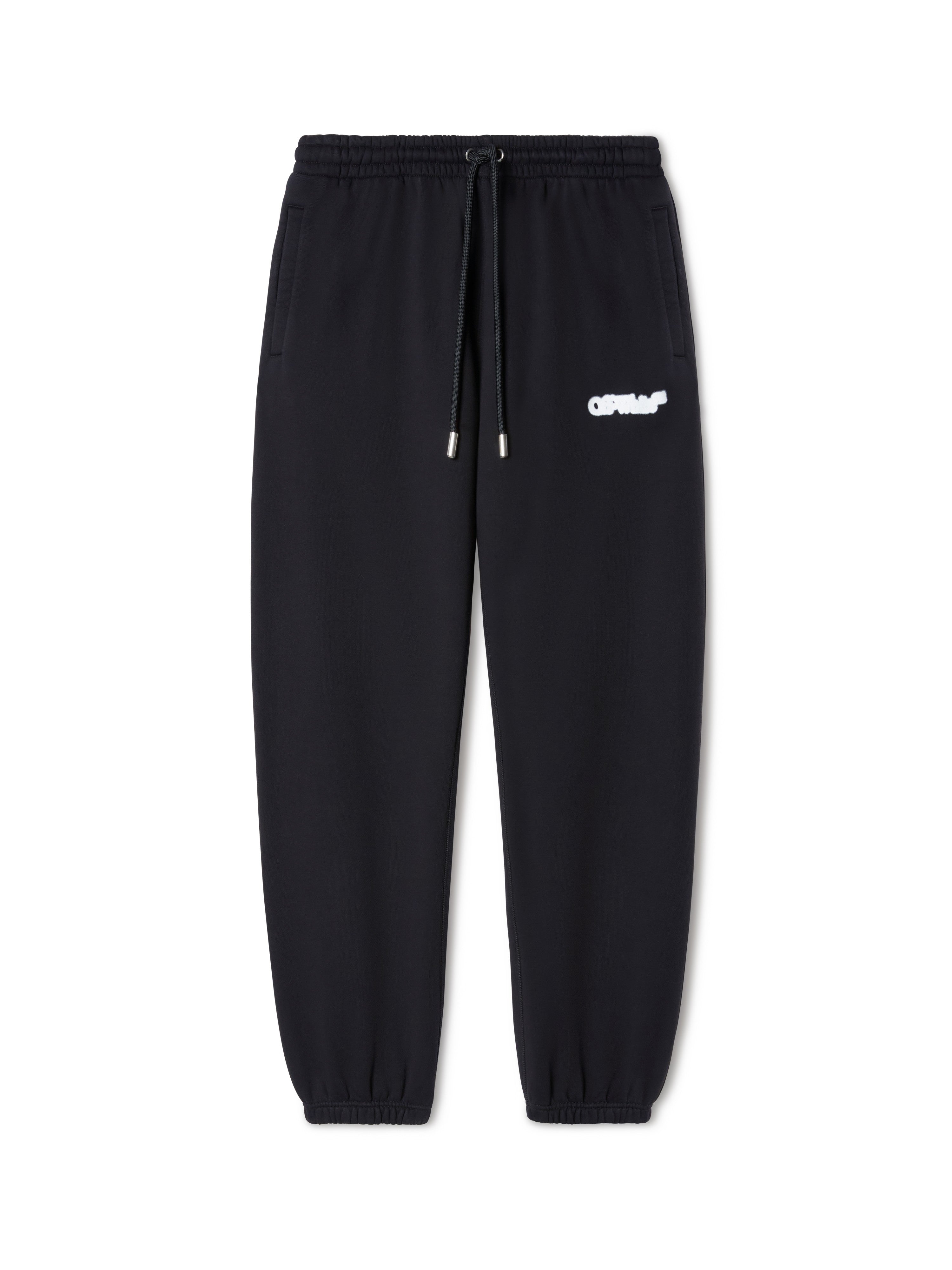 Off-White Spray Arrow Cuffed Sweatpants Black