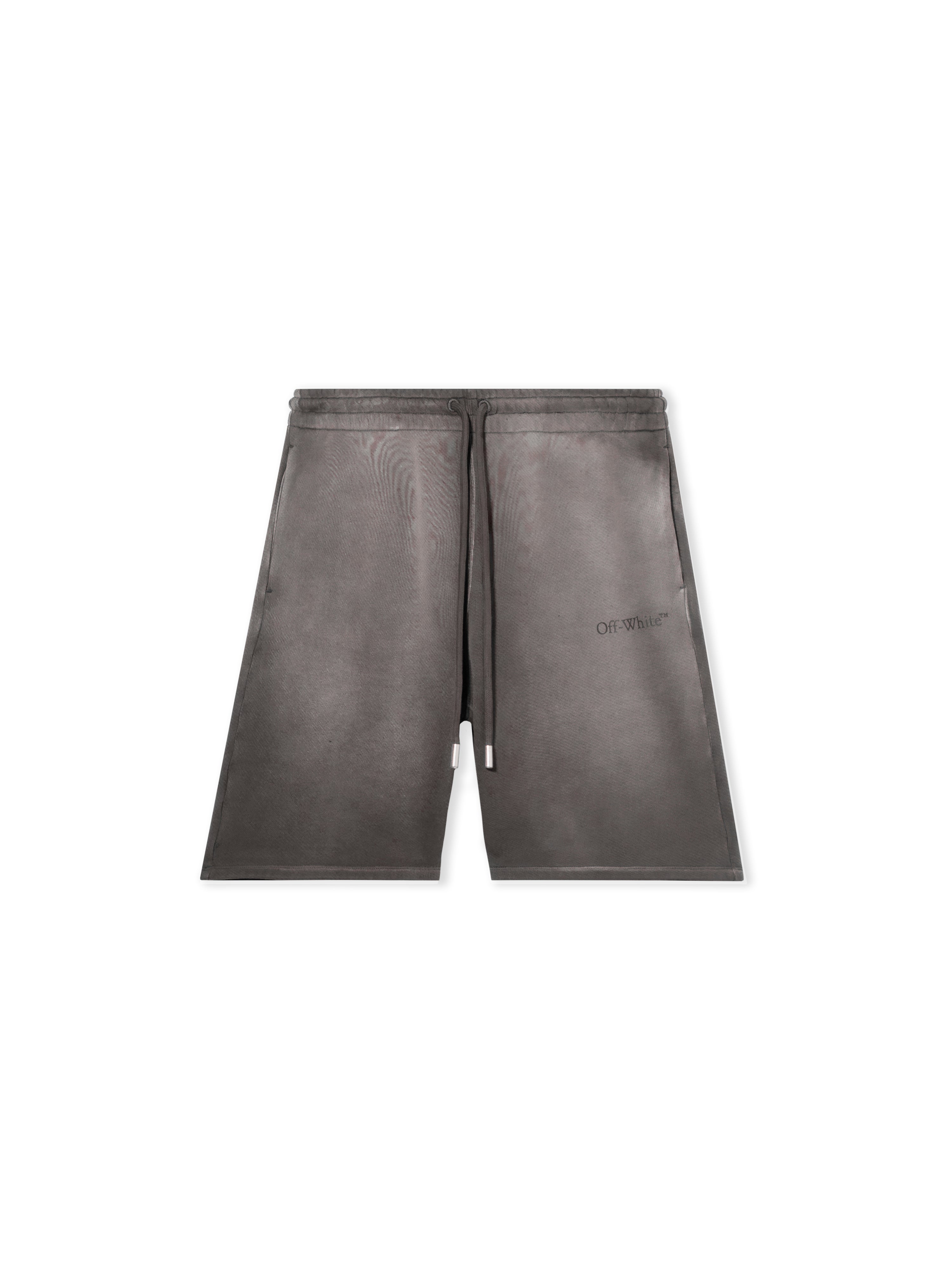 Off-White Laundry Diagonal Skate Sweatshorts Black
