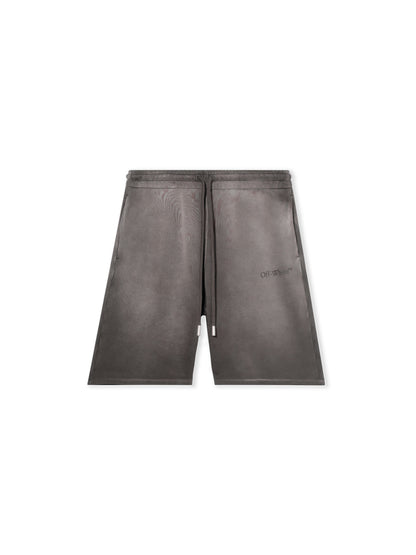 Off-White Laundry Diagonal Skate Sweatshorts Black