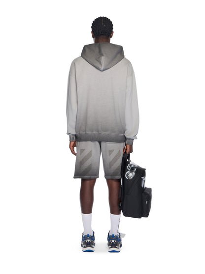 Off-White Laundry Diagonal Skate Sweatshorts Black
