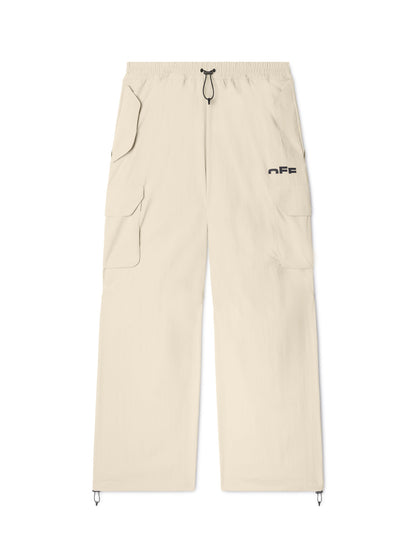 Off-White Gray Off Split Track Pants Neutrals