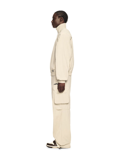Off-White Gray Off Split Track Pants Neutrals