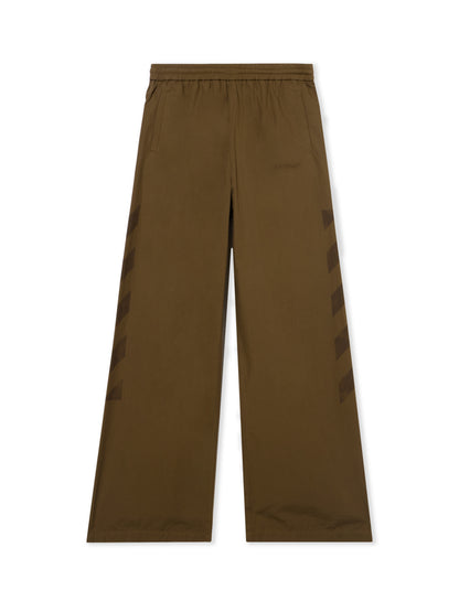 Off-White Diagonal Cotton Trackpants Beech