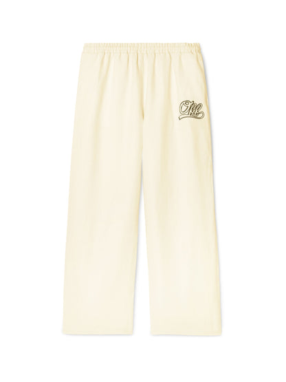 Off-White Off Italic Linen Souvenir Pan Neutrals