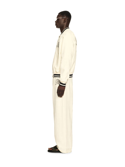 Off-White Off Italic Linen Souvenir Pan Neutrals