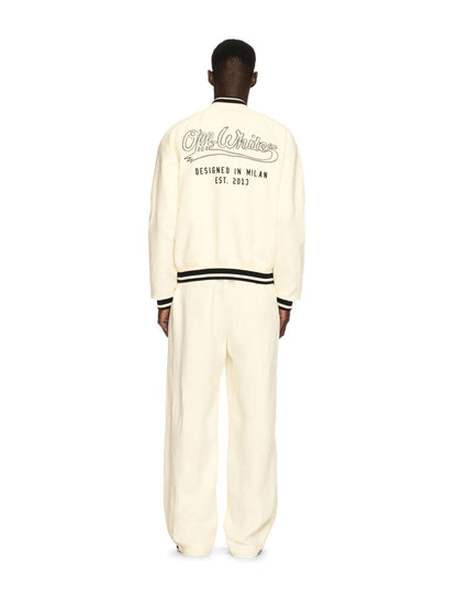 Off-White Off Italic Linen Souvenir Pan Neutrals