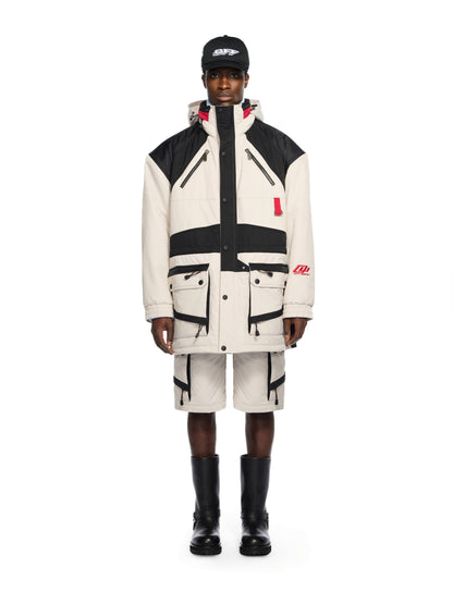 Off-White Sporty Color Block Parka