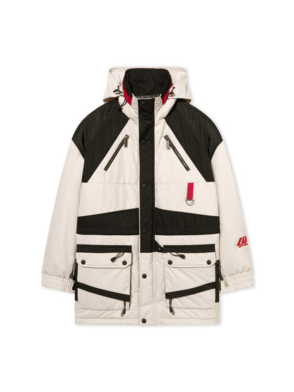Off-White Sporty Color Block Parka