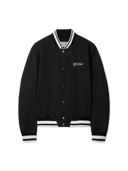 Off-White Script Cotgab Souvenir Varsi Black