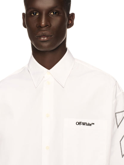 Off-White Diag Outl Popl Over Shirt
