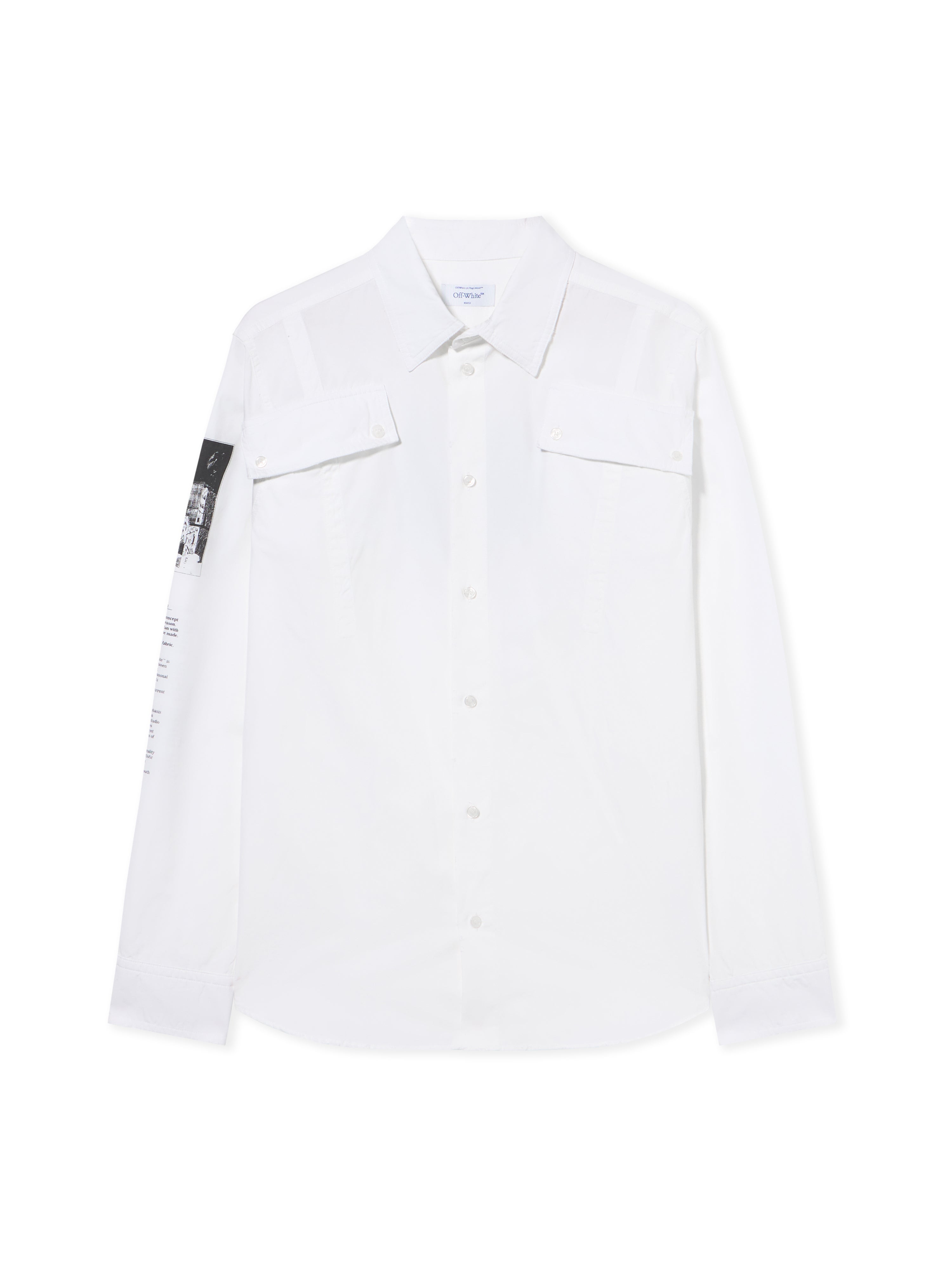 Off-White Emblem Poplin Military Shirt