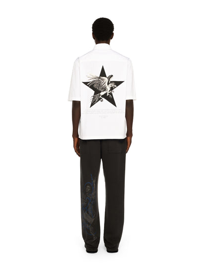 Off-White Xerox Star Zip Bowling Shirt