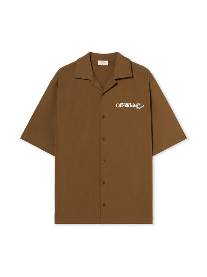 Off-White Scribble Arrow Poplin Shirt Beech