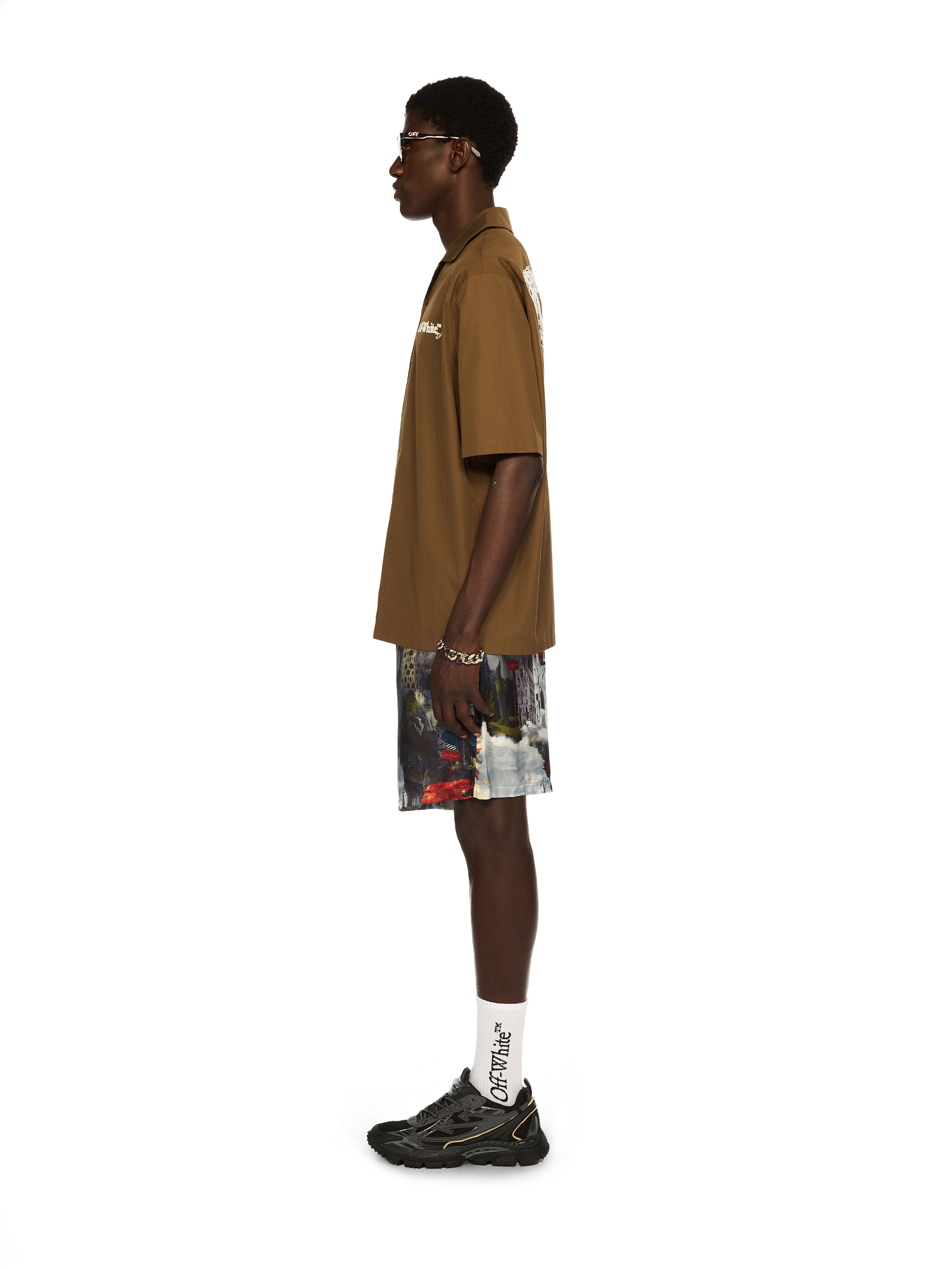 Off-White Scribble Arrow Poplin Shirt Beech