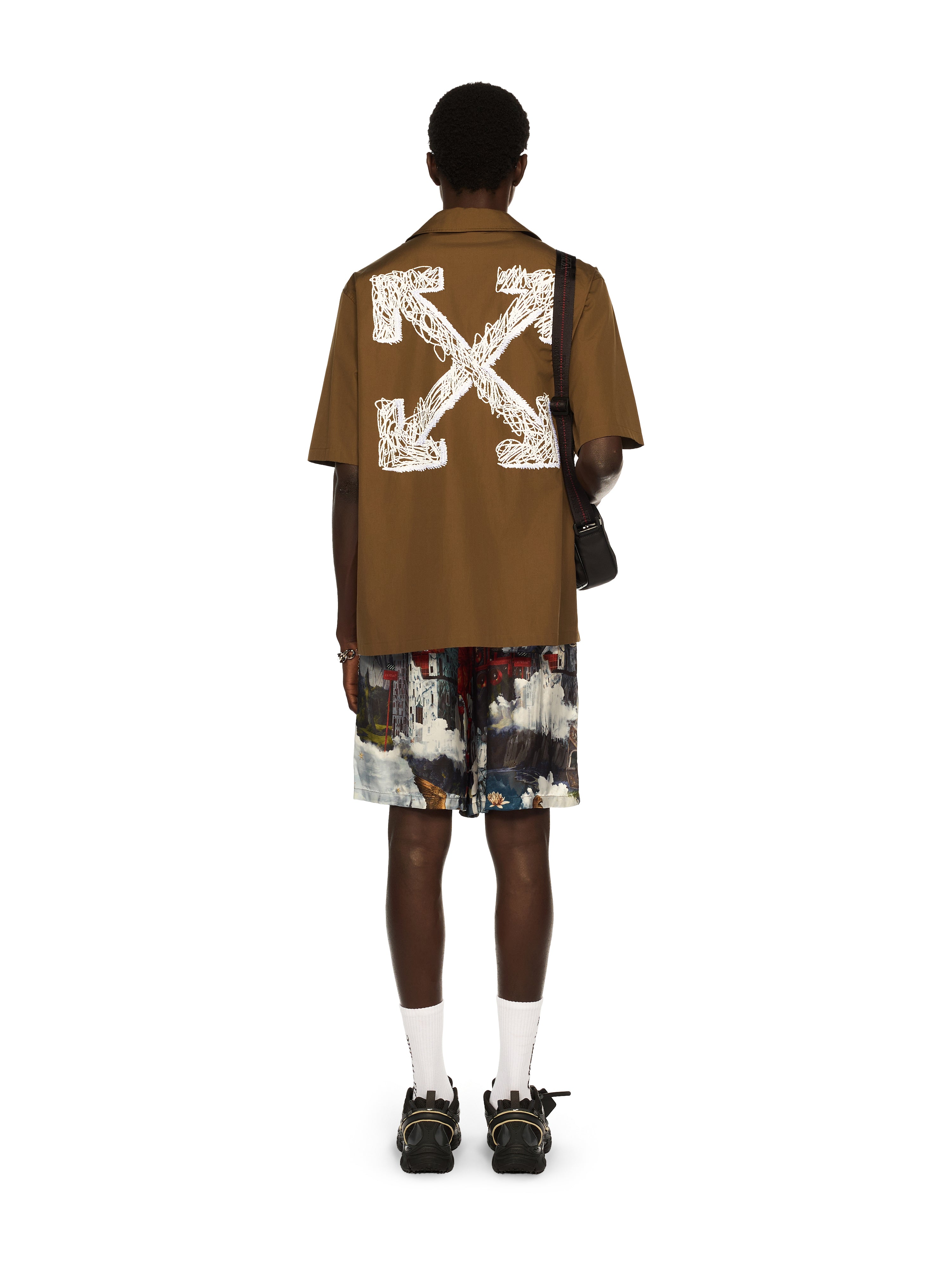 Off-White Scribble Arrow Poplin Shirt Beech