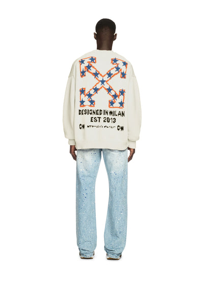Off-White Star Arrow Knit Crewneck
