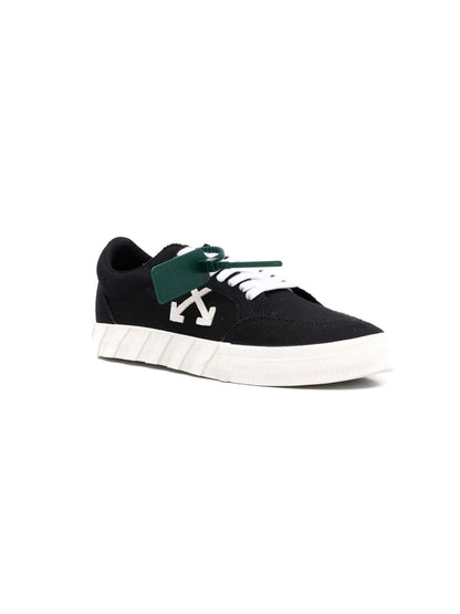 Off-White Low Vulcanized Canvas Sneakers Black