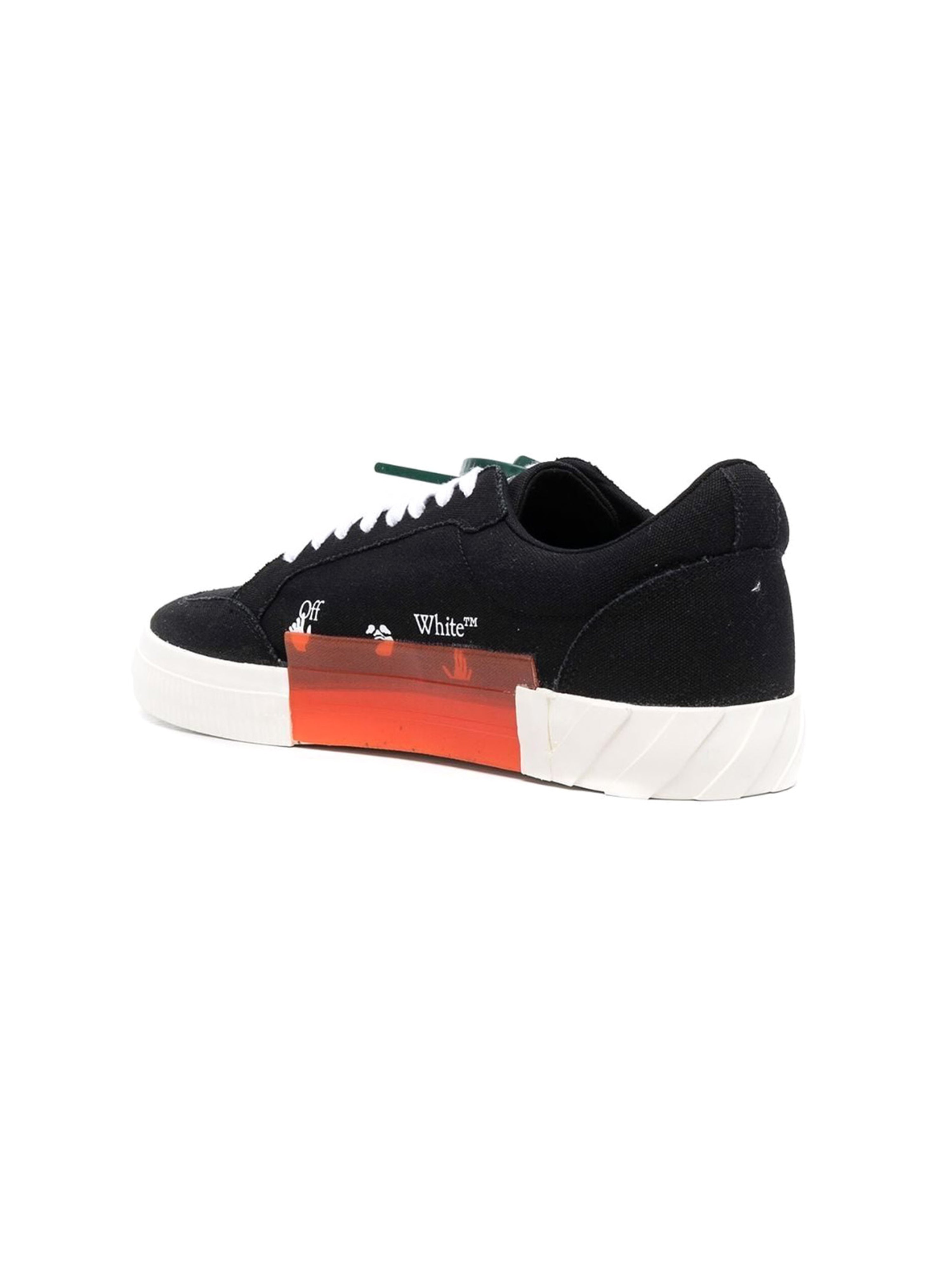 Off-White Low Vulcanized Canvas Sneakers Black