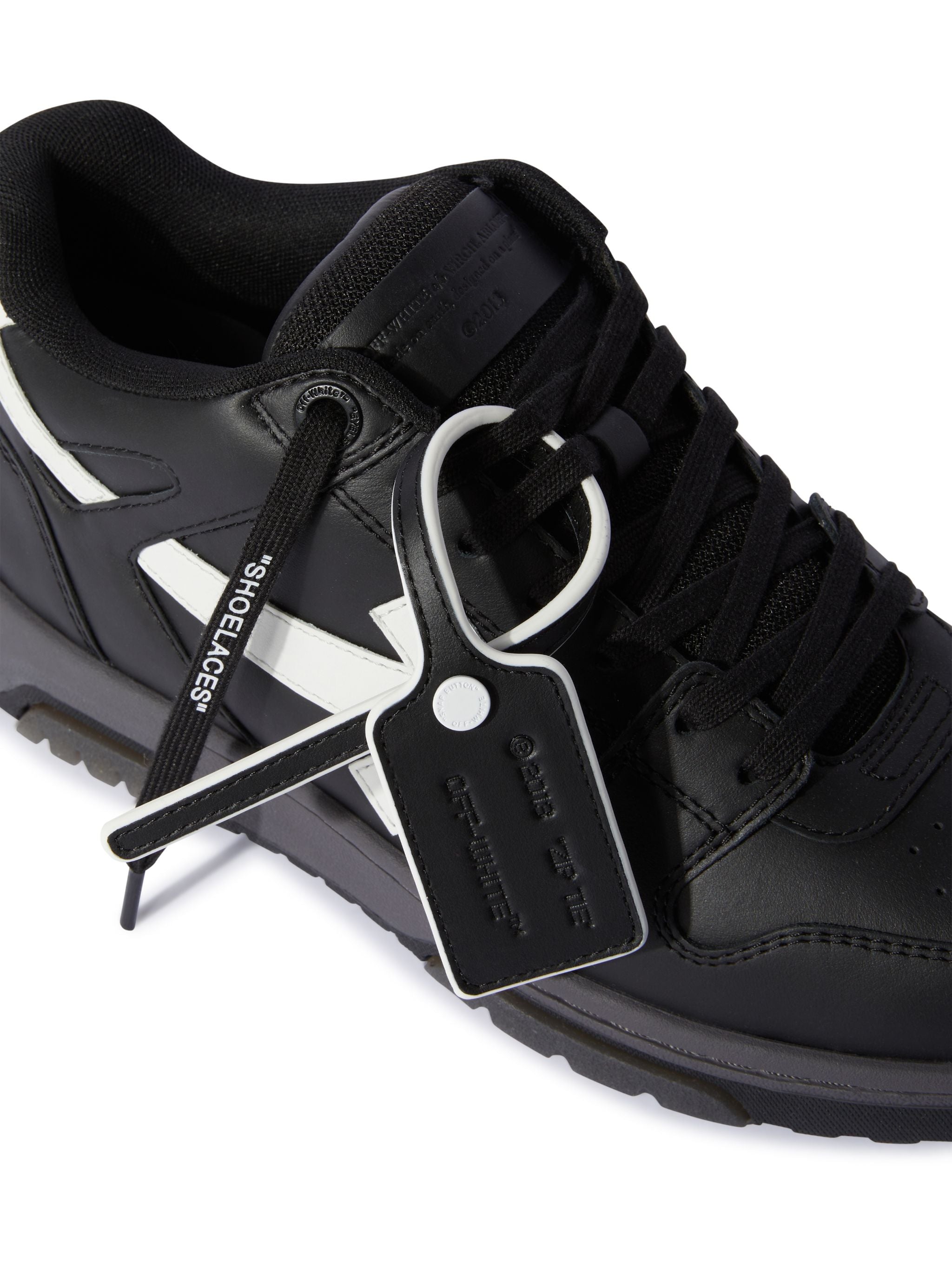 Off-White Out Of Office Calf Leather Black