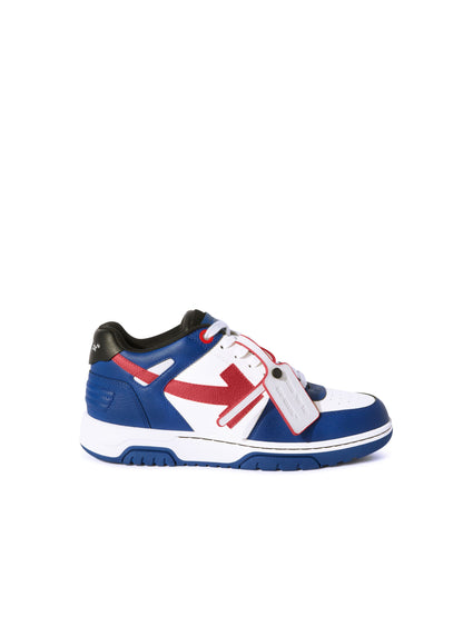 Off-White Out Of Office Basket Leather Blue