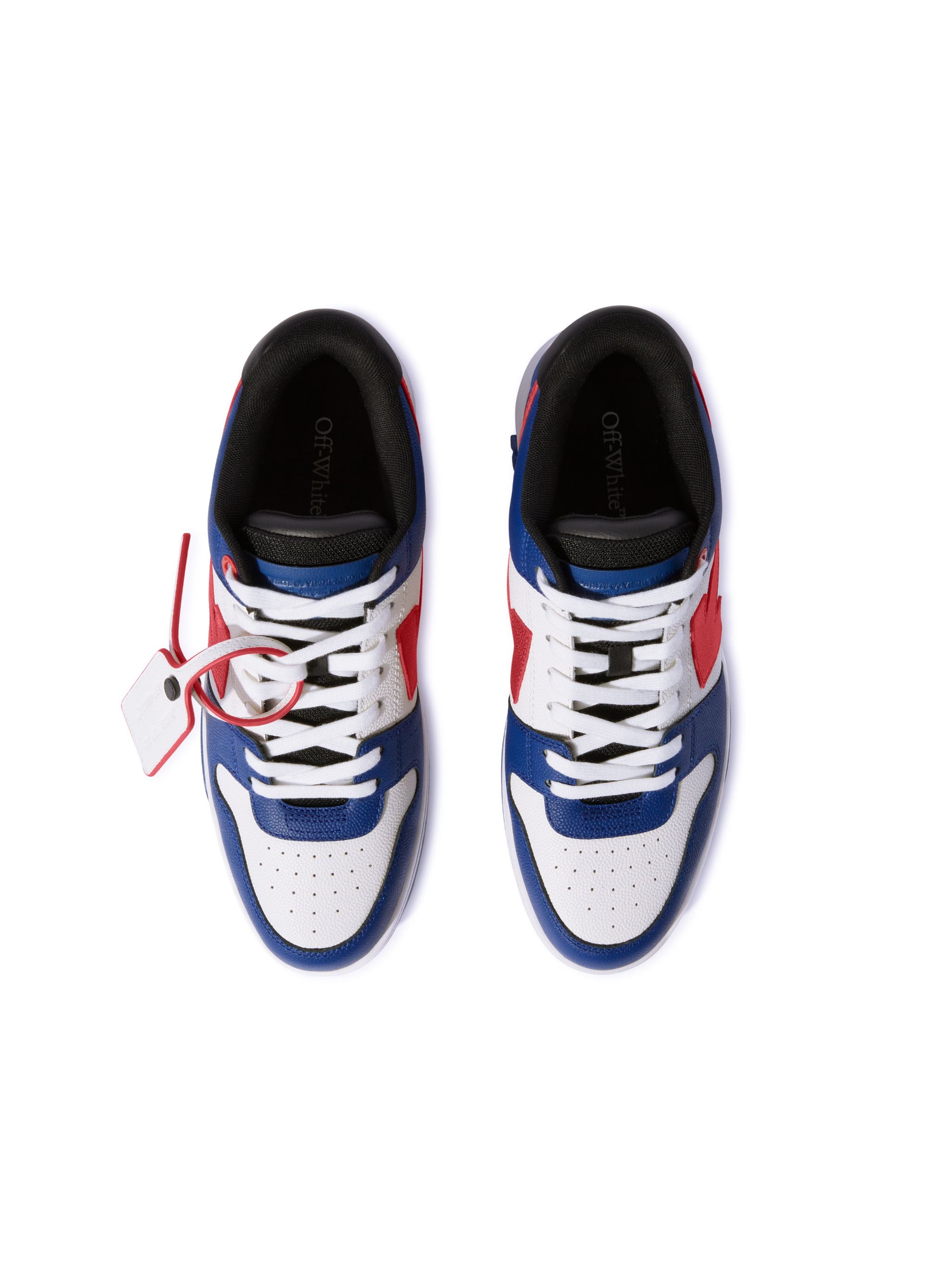 Off-White Out Of Office Basket Leather Blue