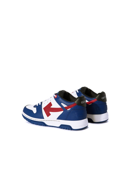 Off-White Out Of Office Basket Leather Blue