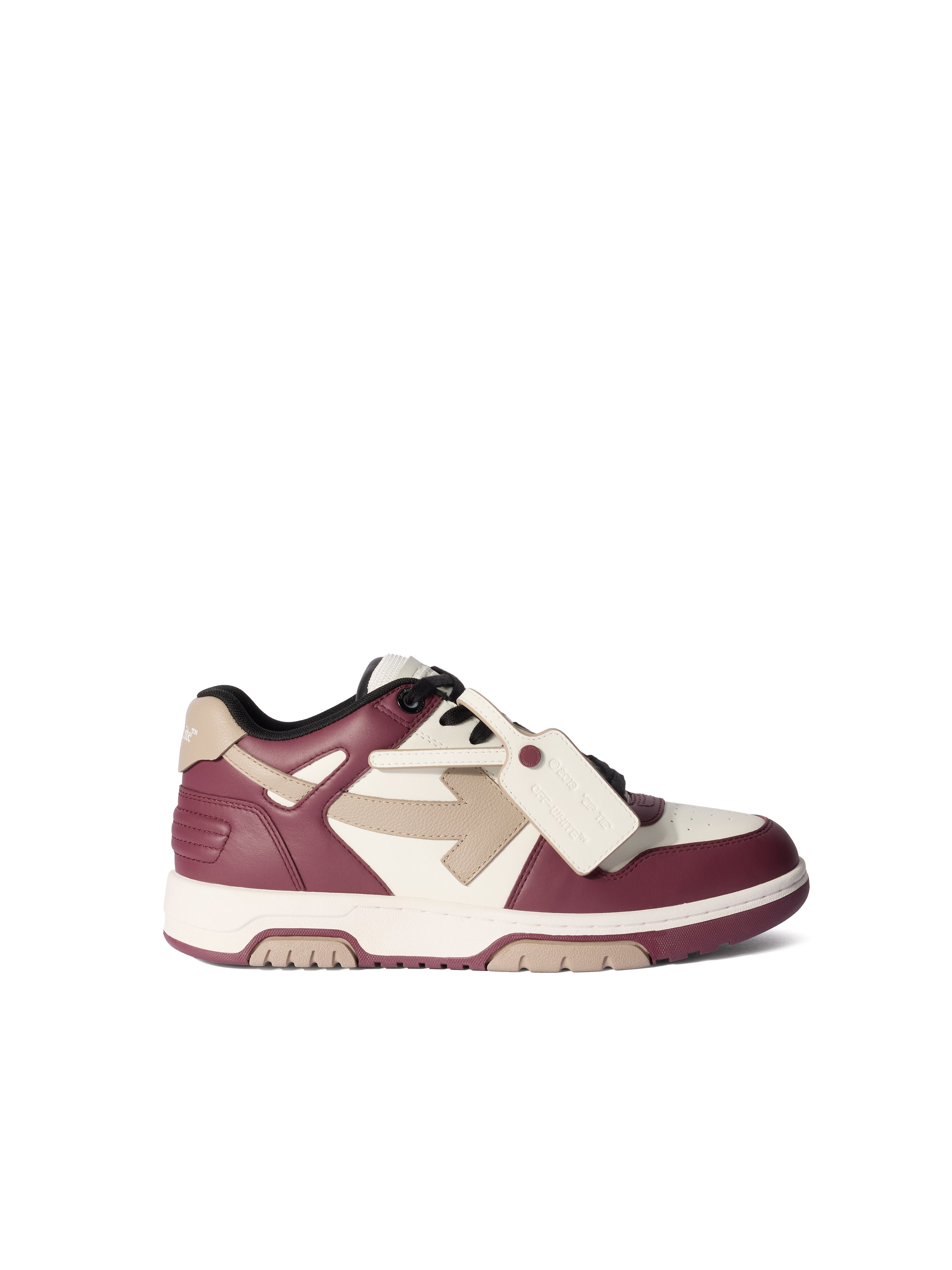 Off-White Out Of Office Sneakers Burgundy