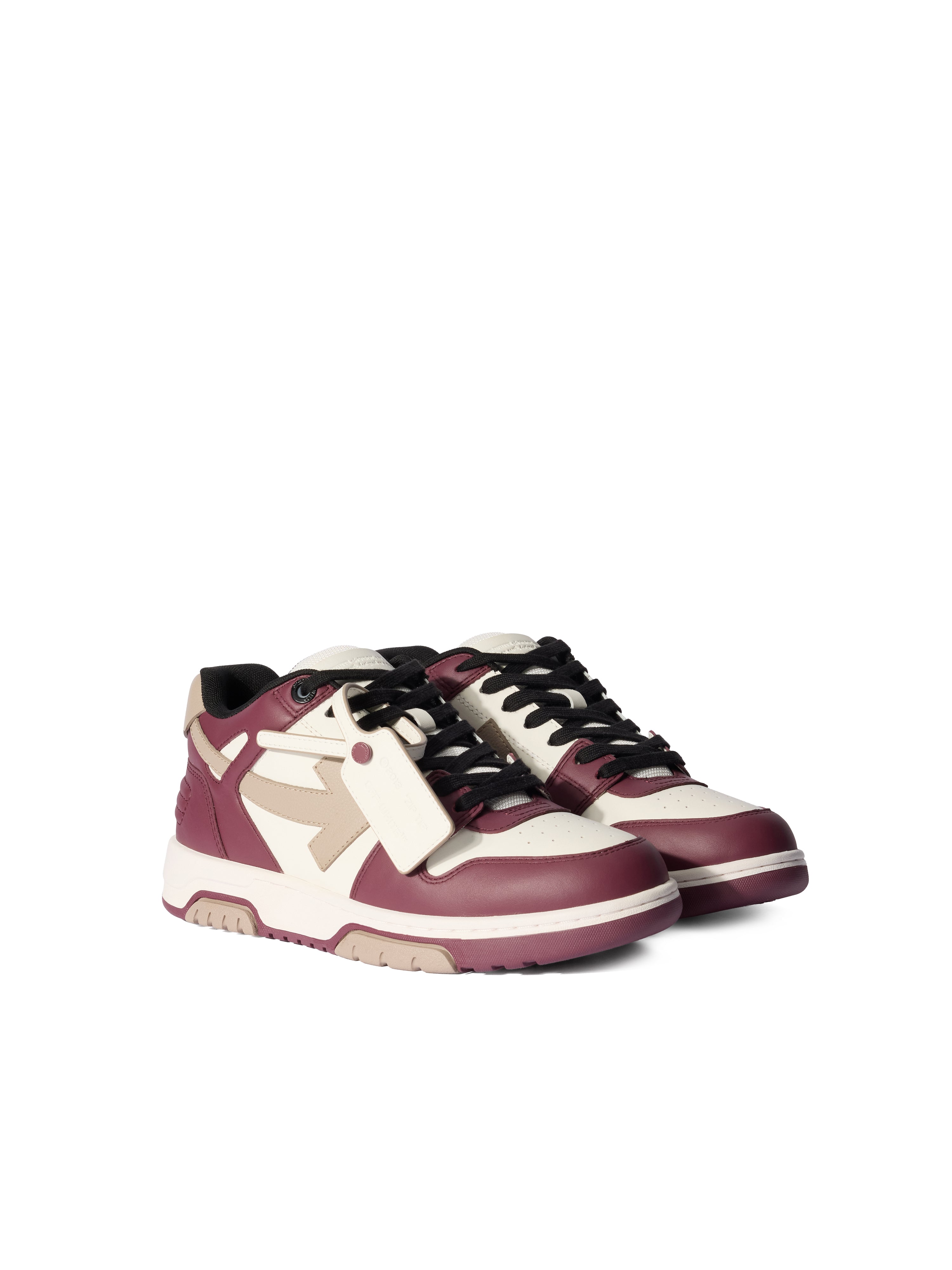 Off-White Out Of Office Sneakers Burgundy