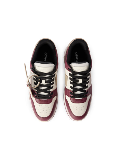 Off-White Out Of Office Sneakers Burgundy