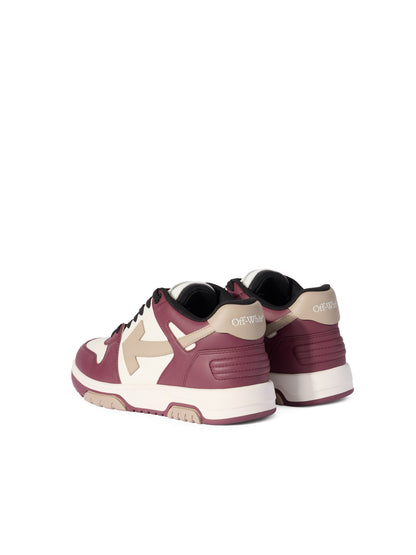 Off-White Out Of Office Sneakers Burgundy