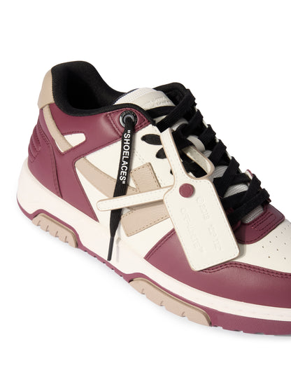 Off-White Out Of Office Sneakers Burgundy