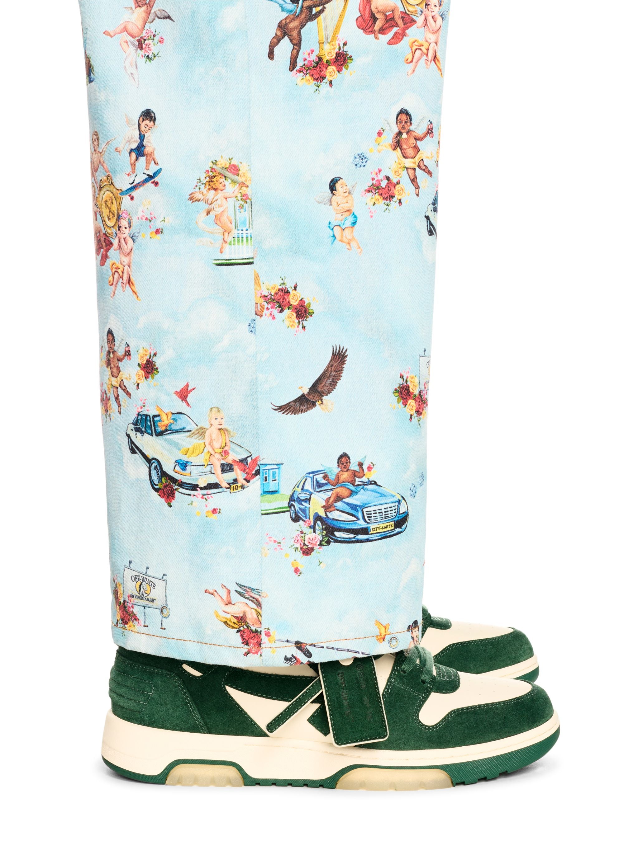 Off-White Out Of Office Suede Green