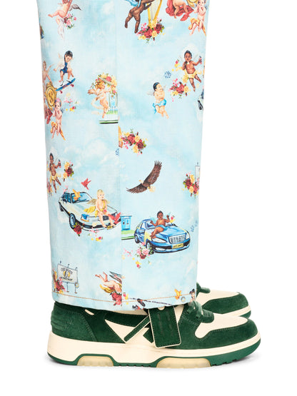 Off-White Out Of Office Suede Green