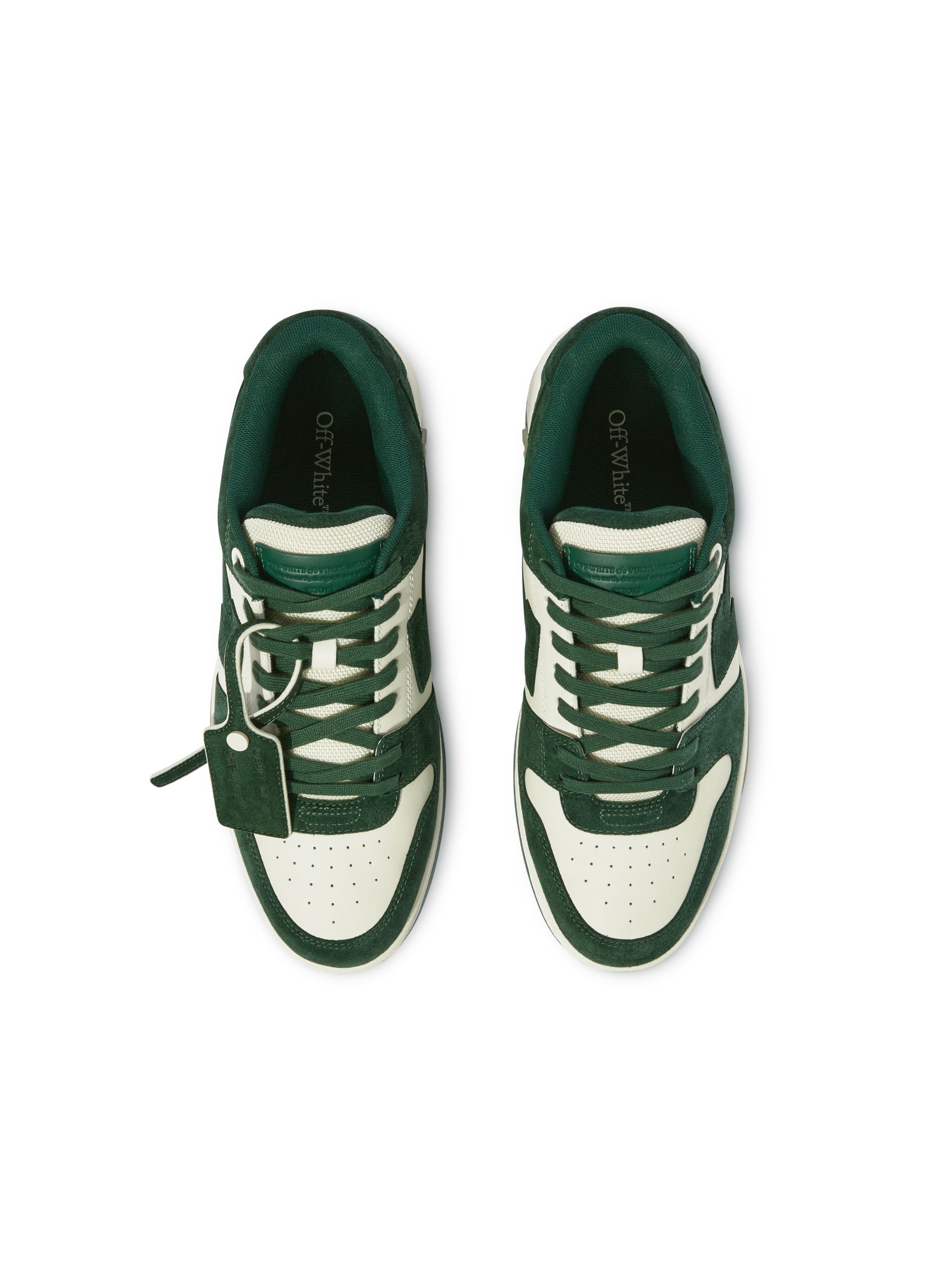 Off-White Out Of Office Suede Green