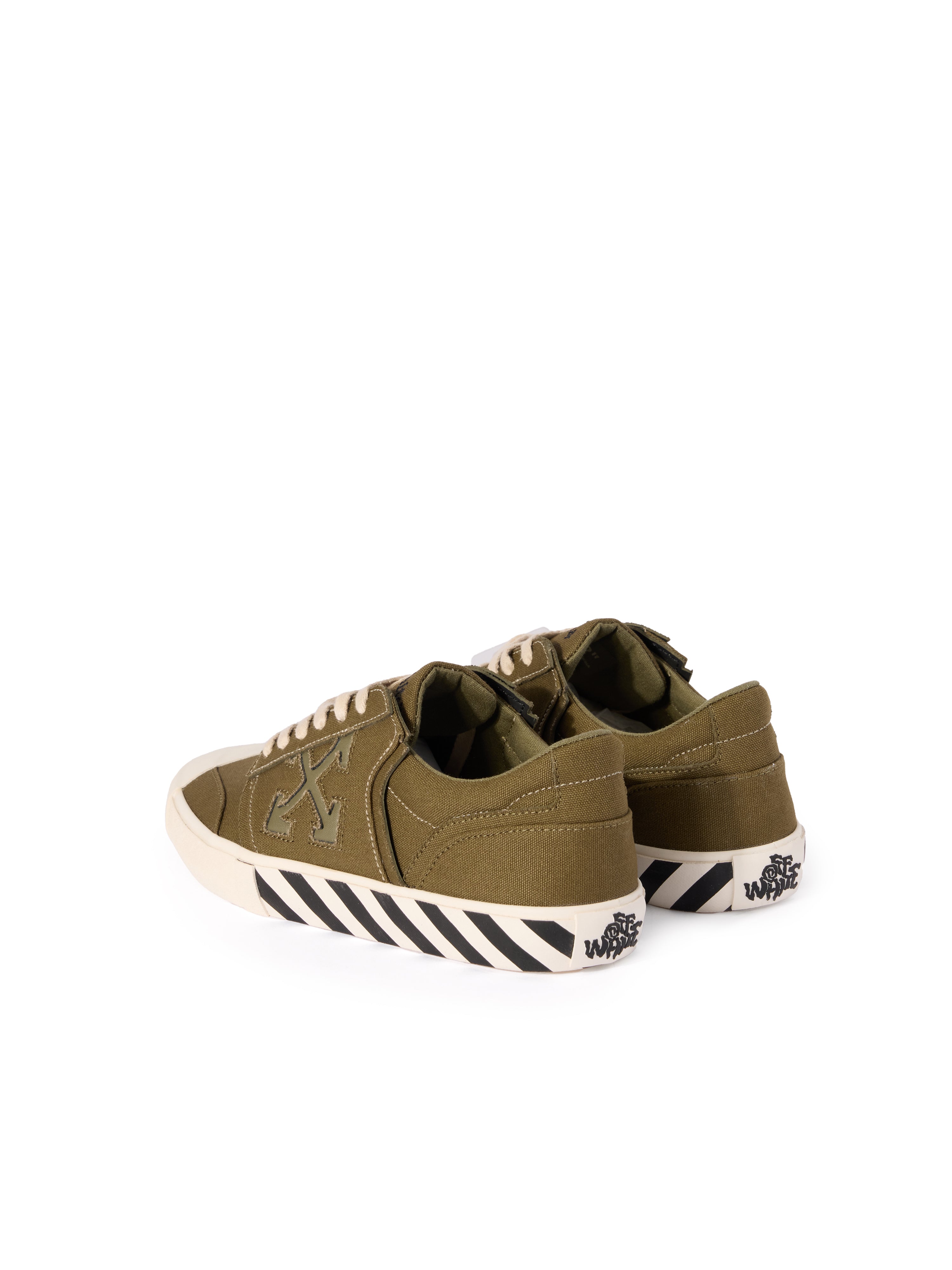 Off-White Vulcanized Undercut Sneakers Green