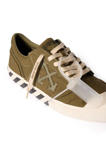 Off-White Vulcanized Undercut Sneakers Green