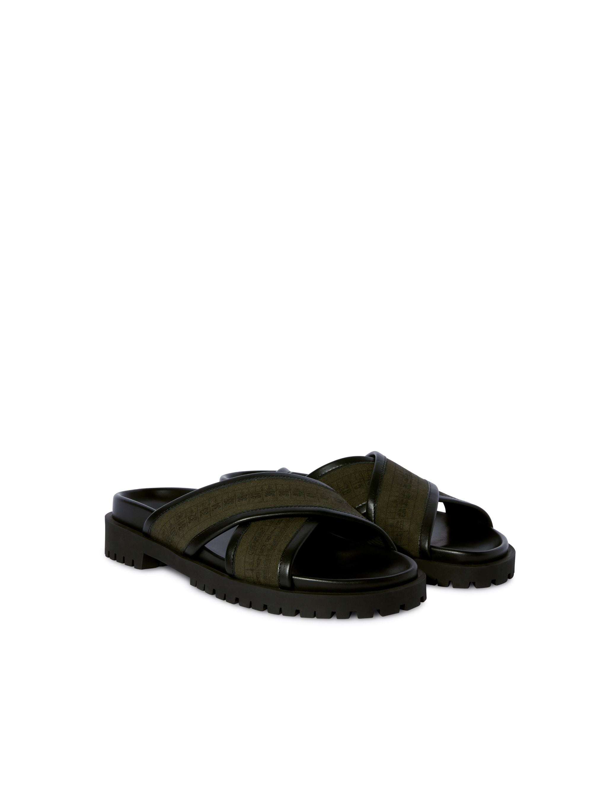 Off-White Chicago Criss Cross Sandal Green