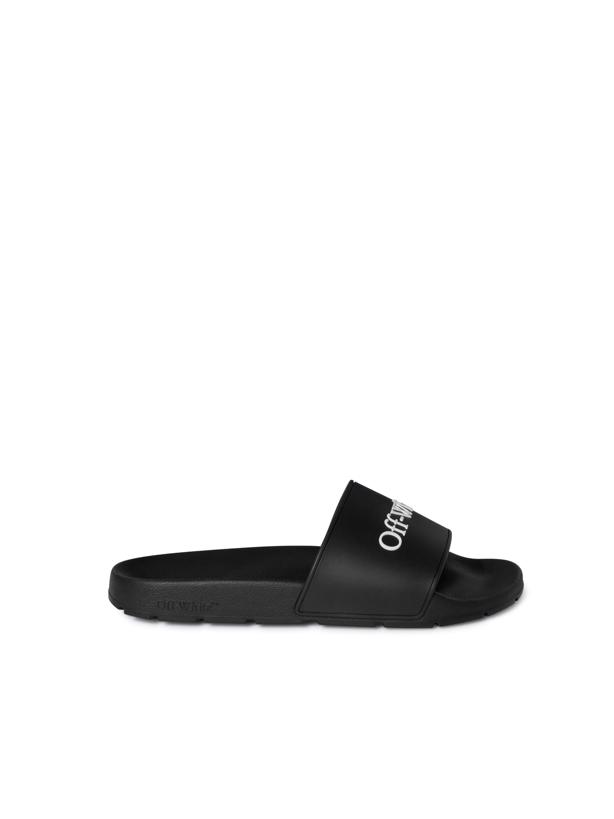Off-White Bookish Sliders Black