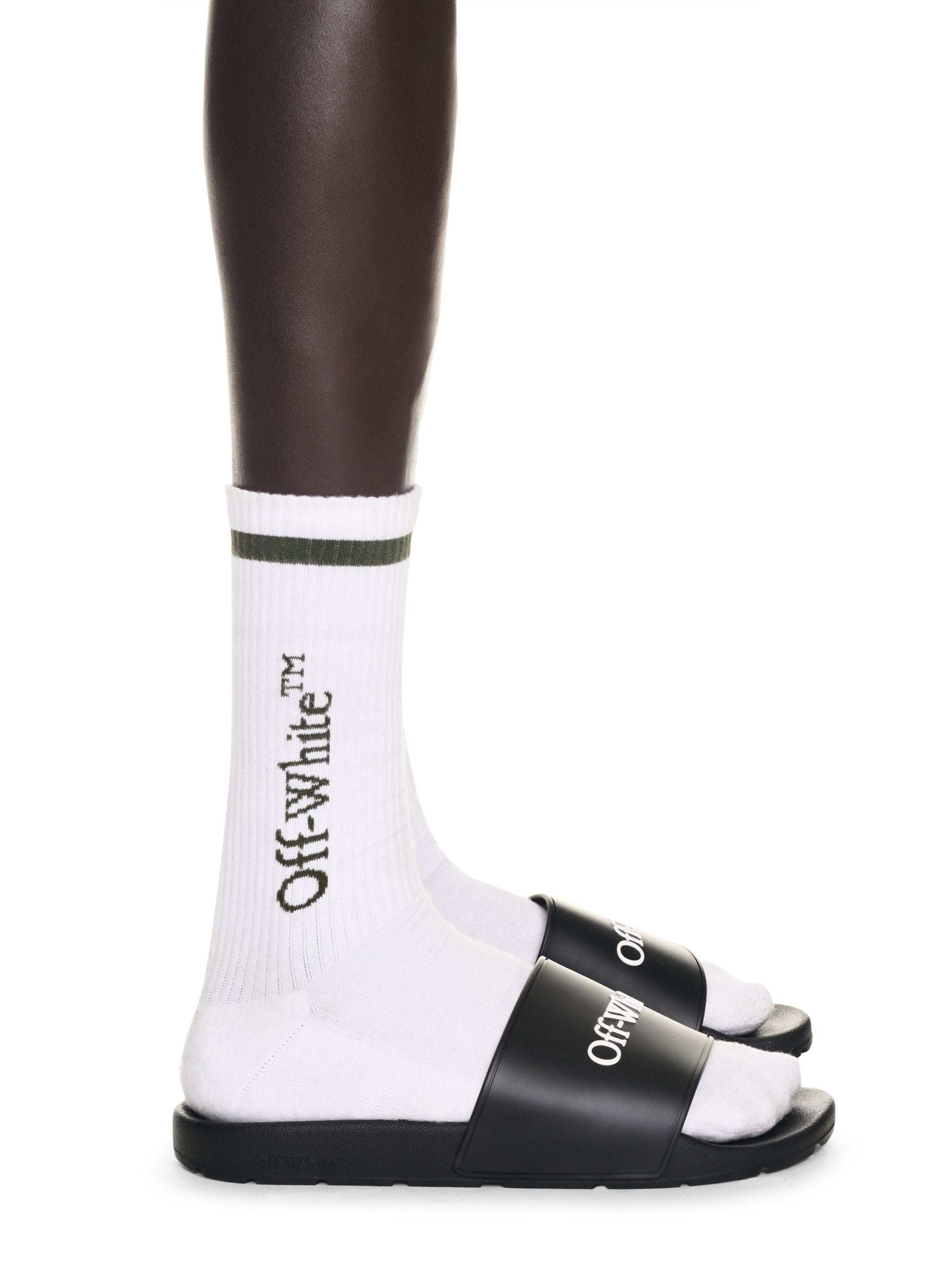 Off-White Bookish Sliders Black