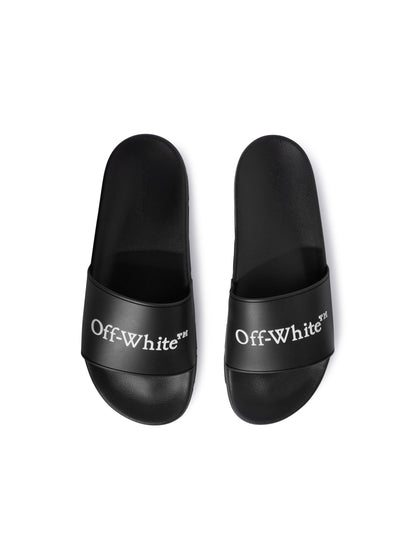 Off-White Bookish Sliders Black
