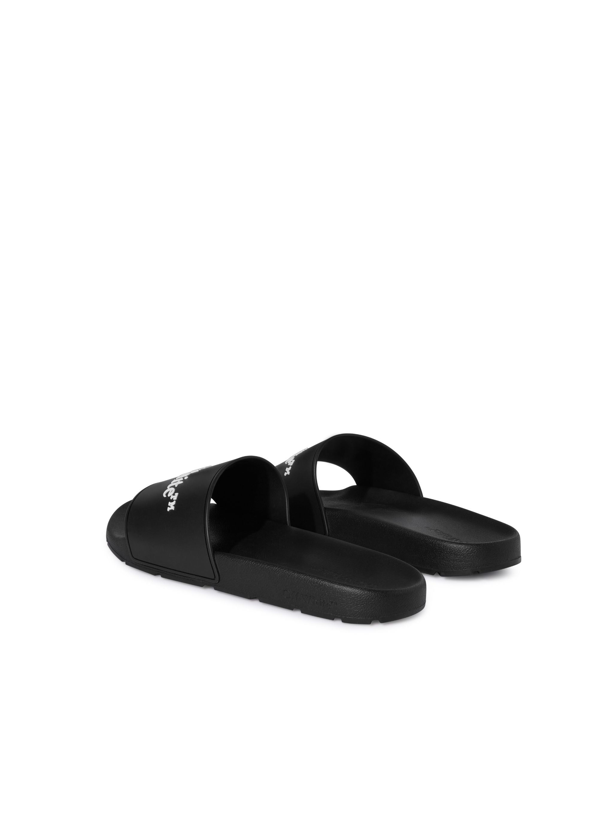 Off-White Bookish Sliders Black