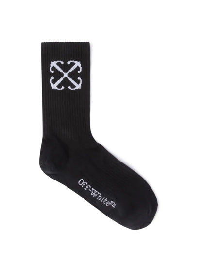 Off-White Arrow Mid Socks Black